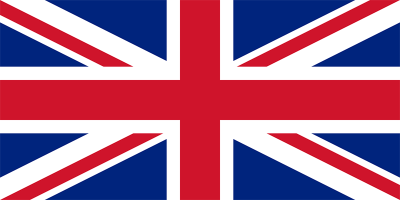 Paczka i przesyłki do Anglii - flaga Anglii