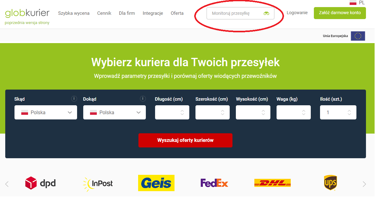 Jak śledzić przesyłkę na GlobKuier.pl?