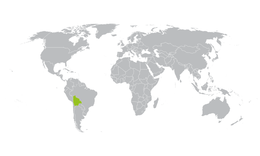 mapa Boliwii