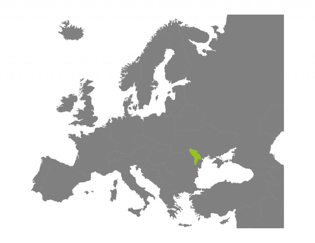 mapa Mołdawii