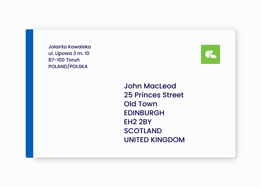 edynburg kod pocztowy